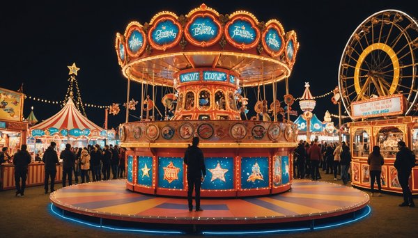 Plongez dans l'univers festif avec notre location déco fête foraine