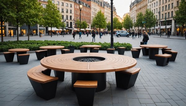Innovations en mobilier urbain pour valoriser vos espaces publics